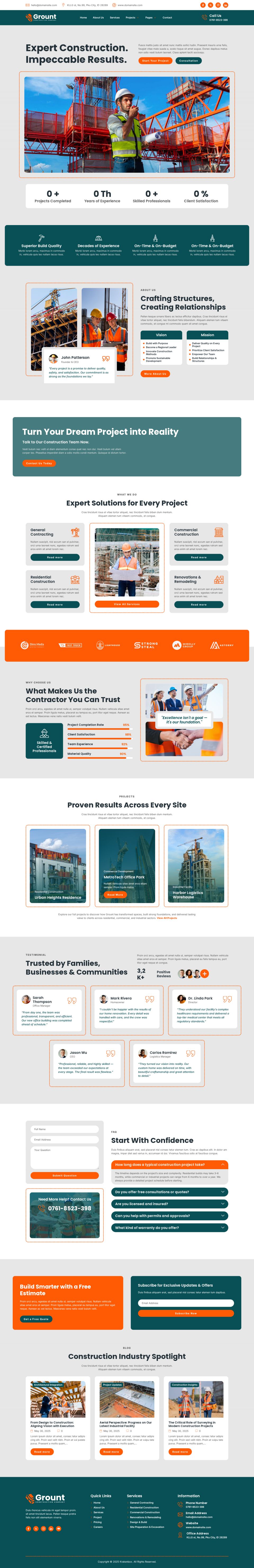 WordPress template ThemeForest Grount