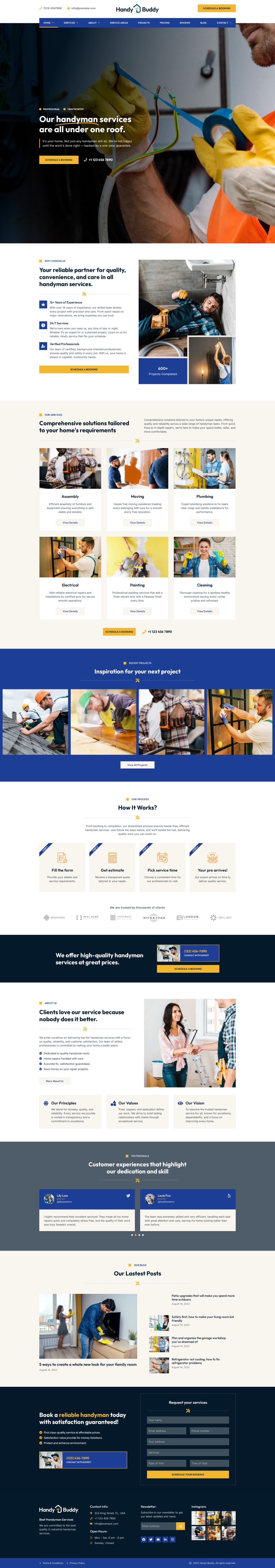 WordPress template ThemeForest Handy Buddy