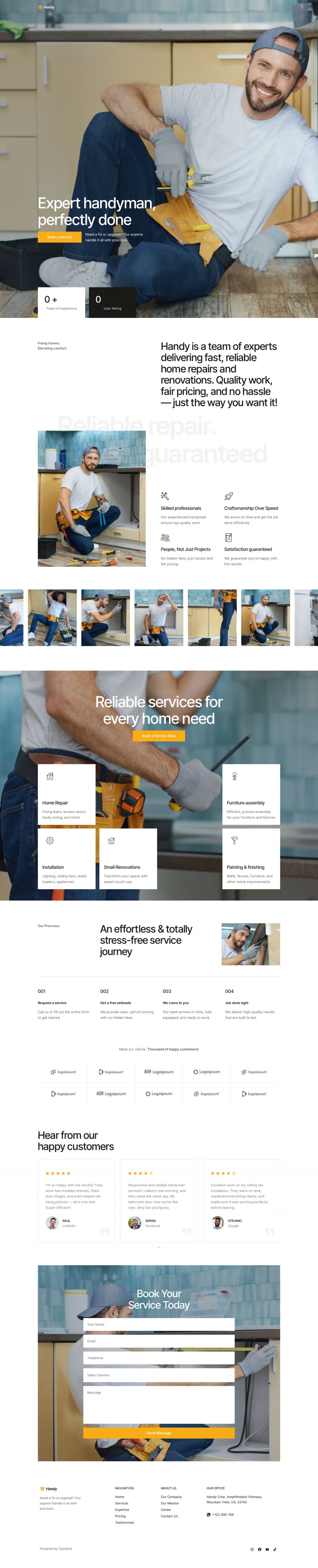 WordPress template ThemeForest Handy