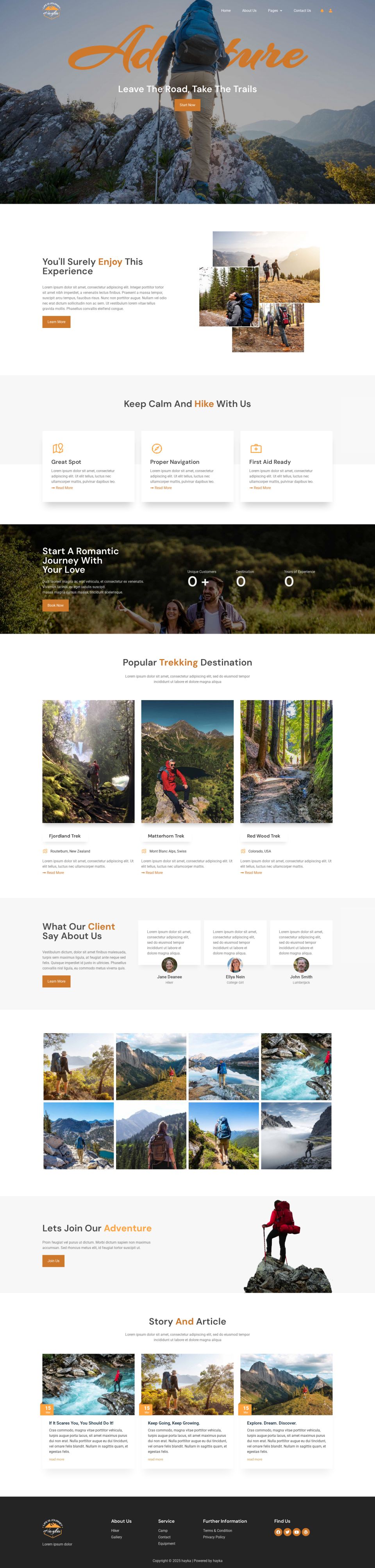 WordPress template ThemeForest Hayka
