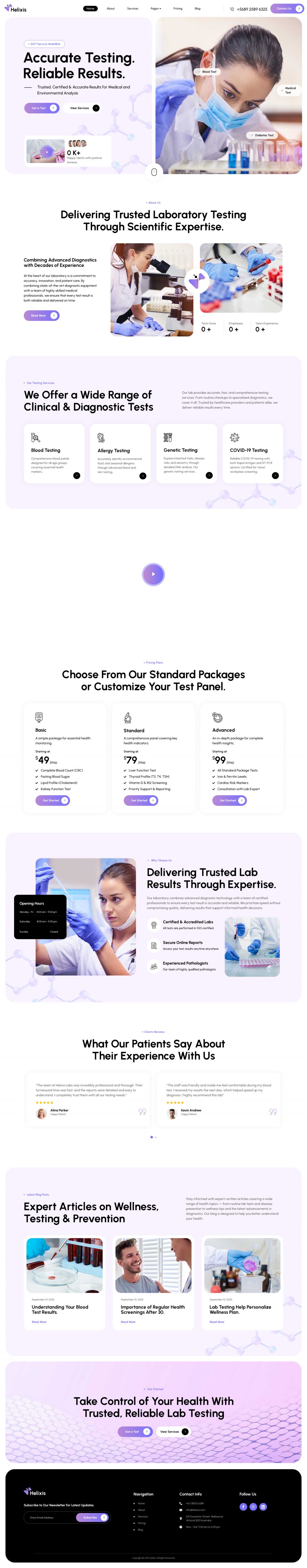 WordPress template ThemeForest Helixis