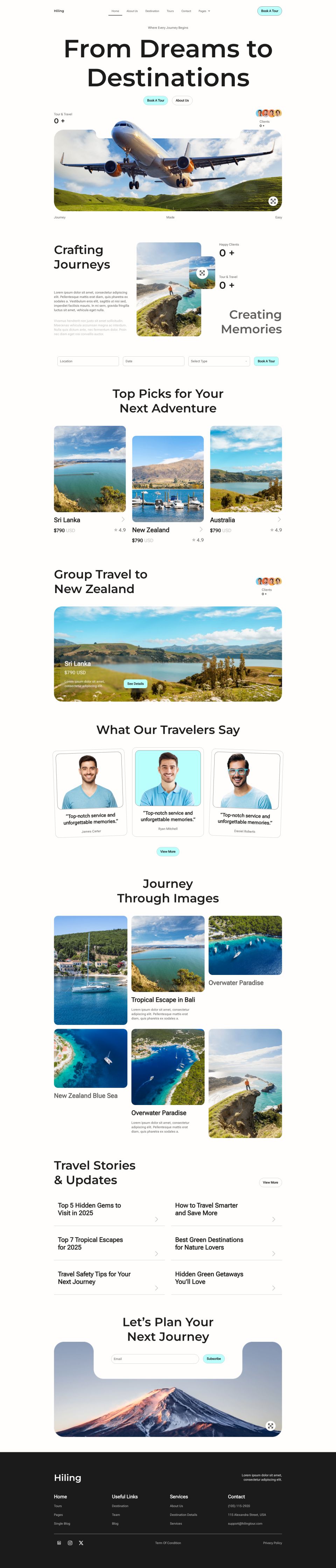 WordPress template ThemeForest Hiling