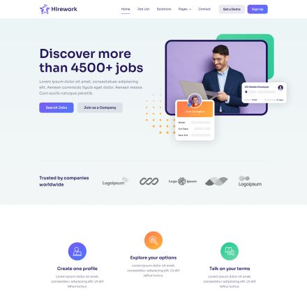 ThemeForest Hirework