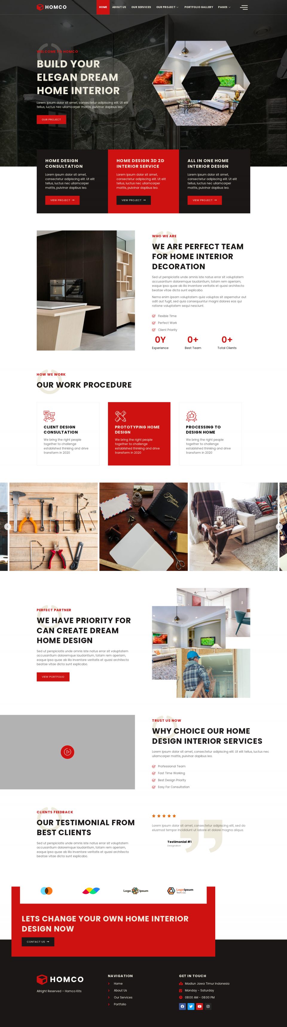 WordPress template ThemeForest Homco
