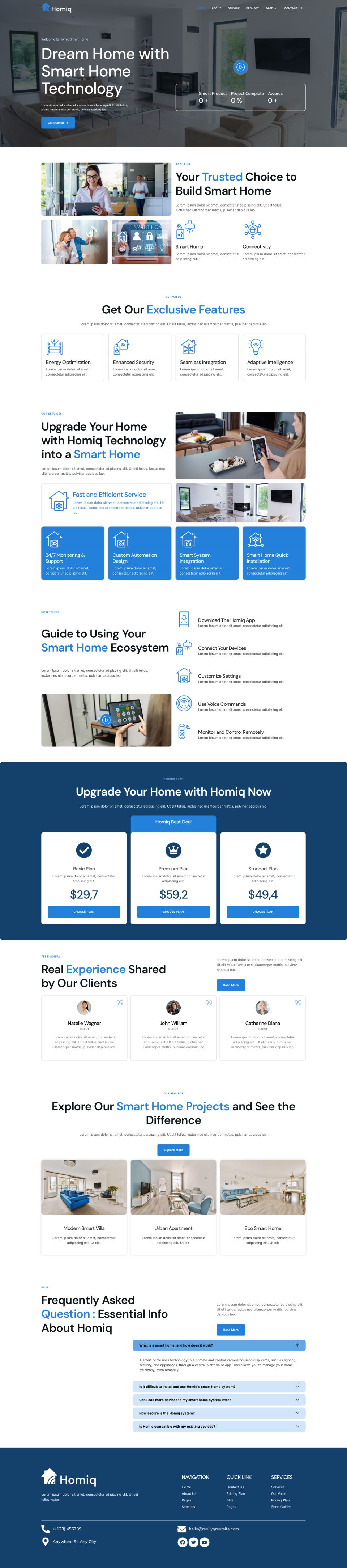 WordPress template ThemeForest Homiq