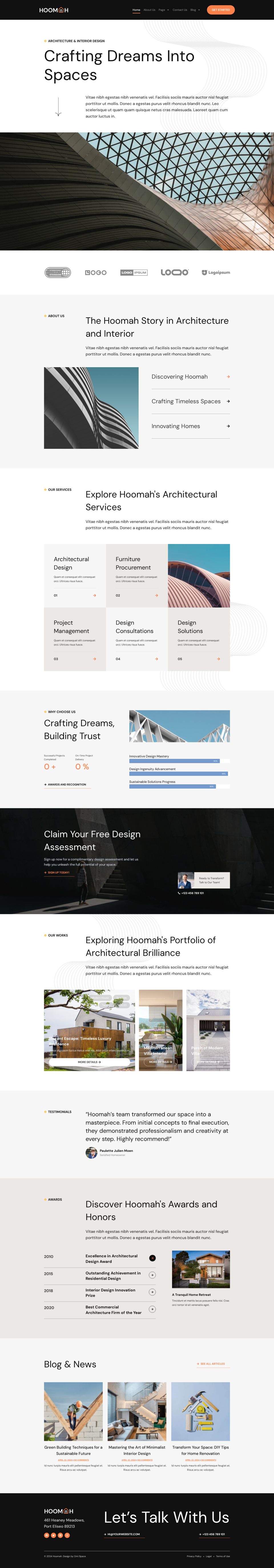 WordPress template ThemeForest Hoomah