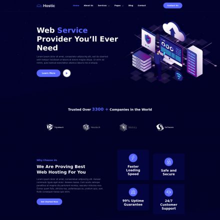 ThemeForest Hostic
