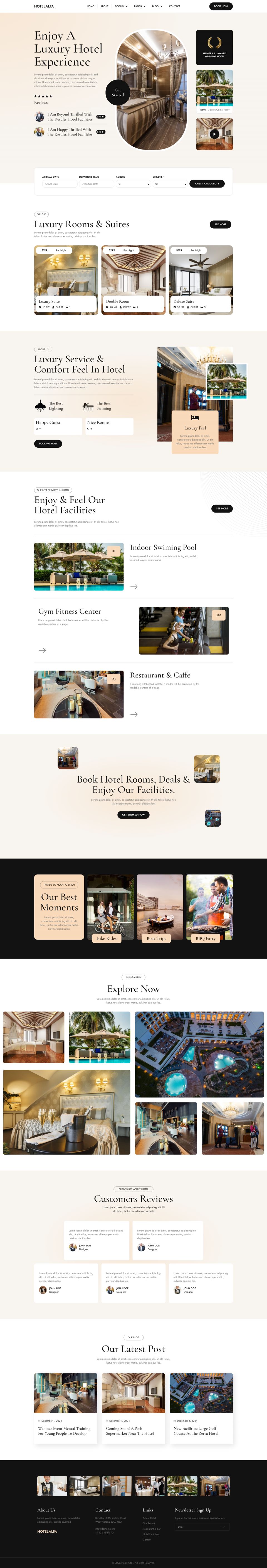 WordPress template ThemeForest HotelAlfa