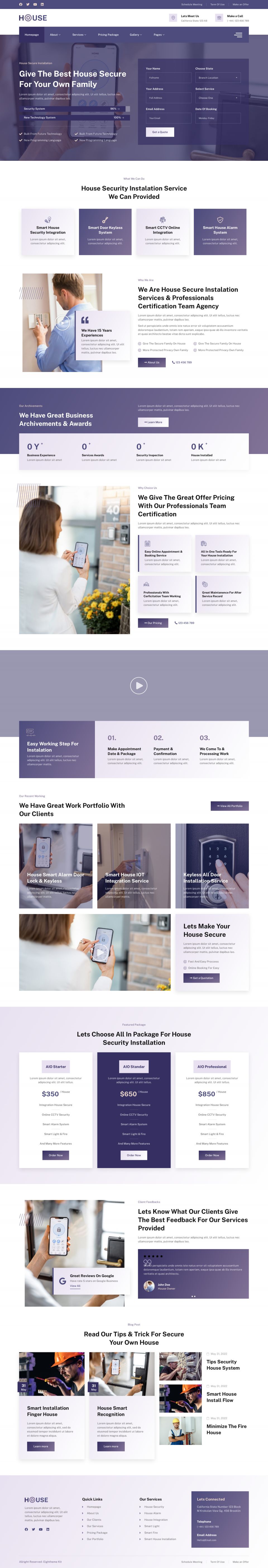 WordPress template ThemeForest Housec