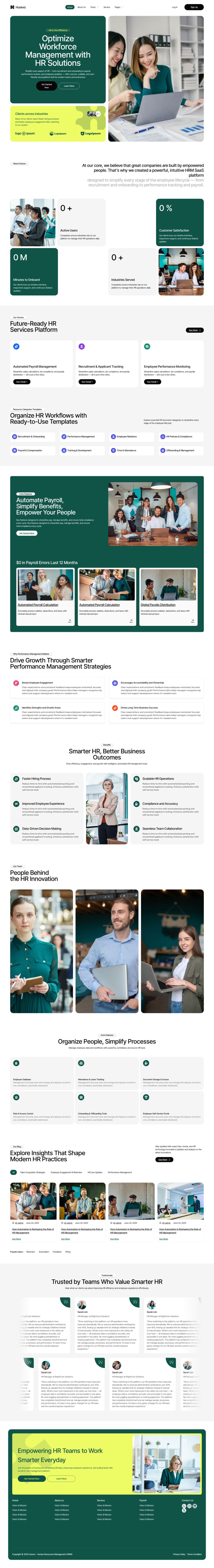 WordPress template ThemeForest Hurevo