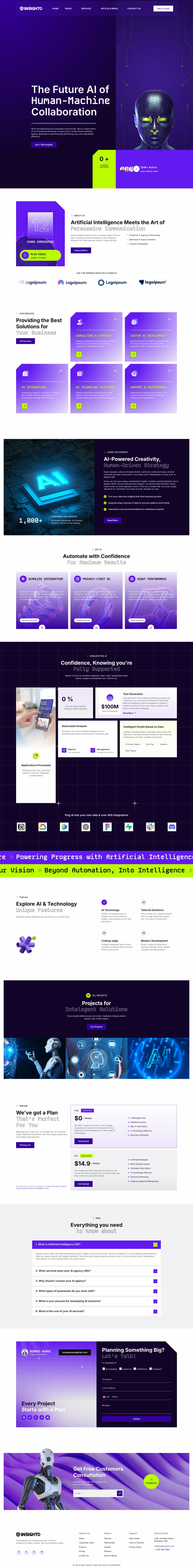 WordPress template ThemeForest Insighto