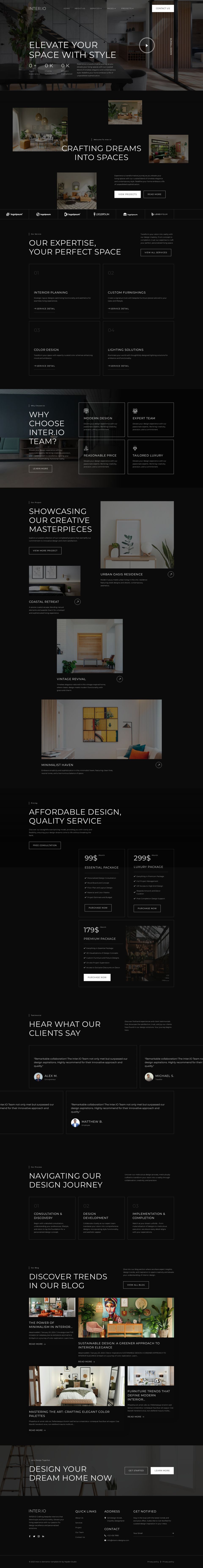 WordPress template ThemeForest Interio