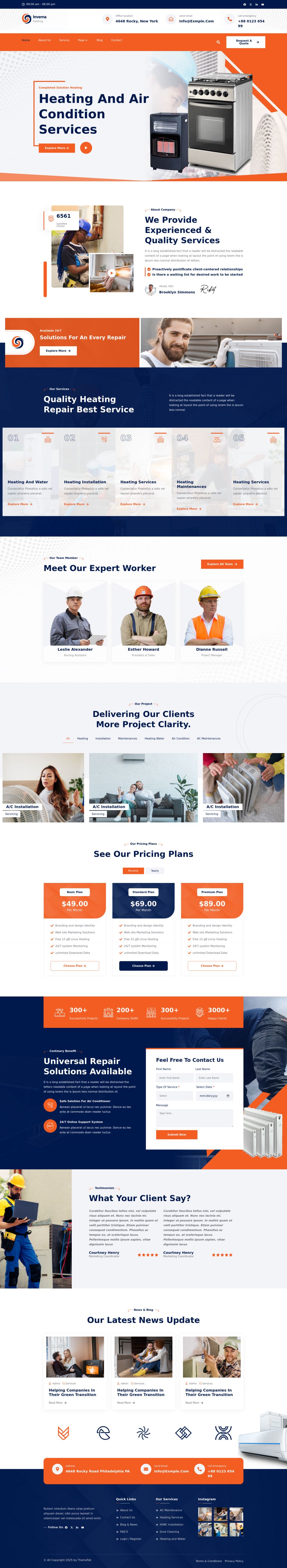 WordPress template ThemeForest Inverna
