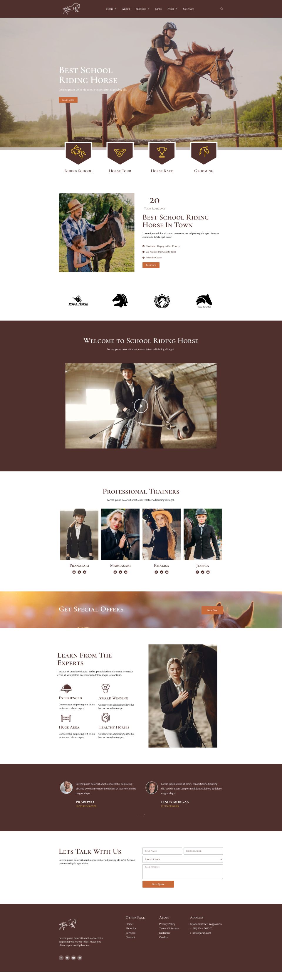 WordPress template ThemeForest Jaran