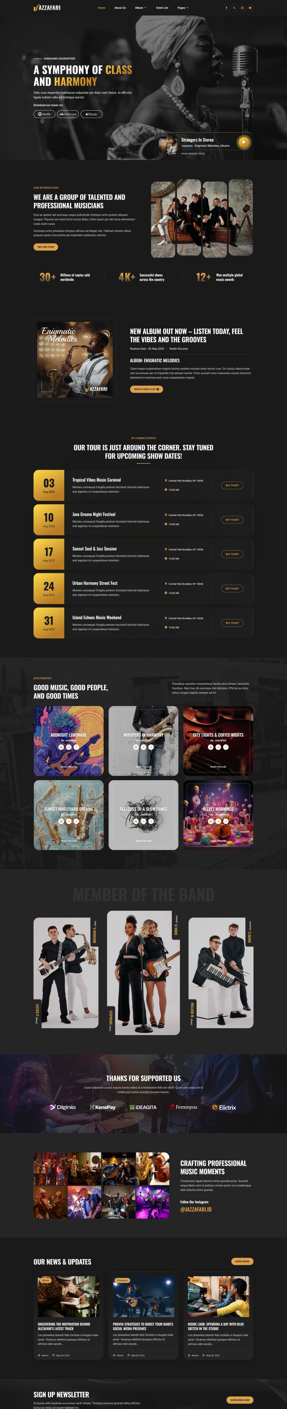 Template ThemeForest Jazzafari WordPress template ThemeForest Jazzafari