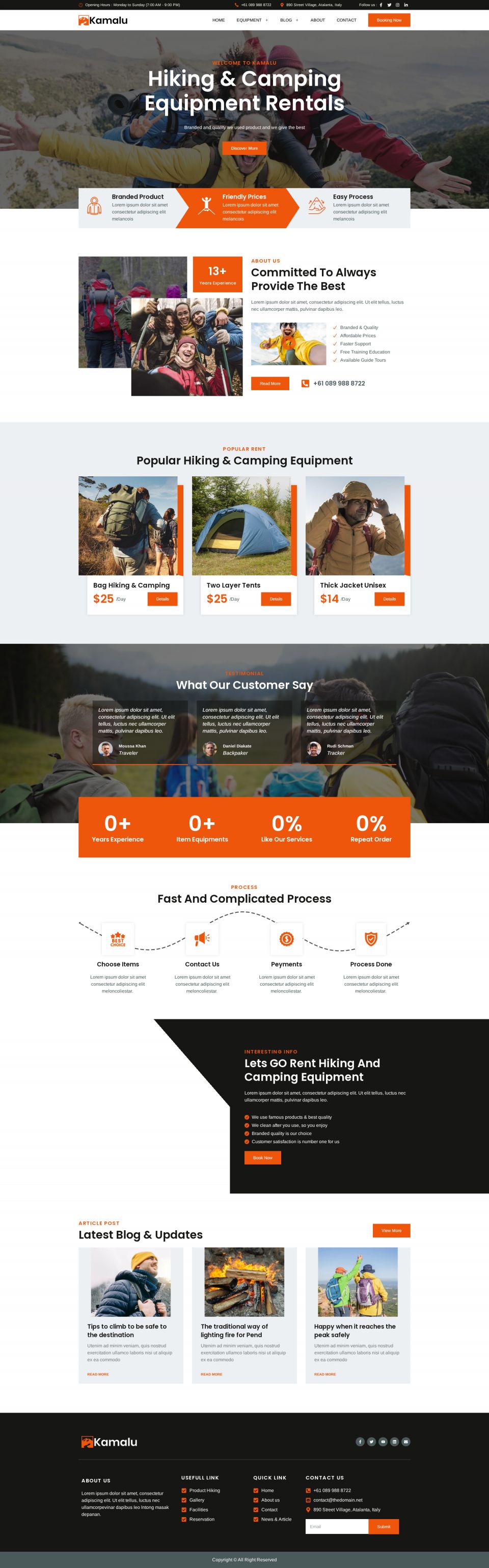 Template ThemeForest Kamalu WordPress template ThemeForest Kamalu