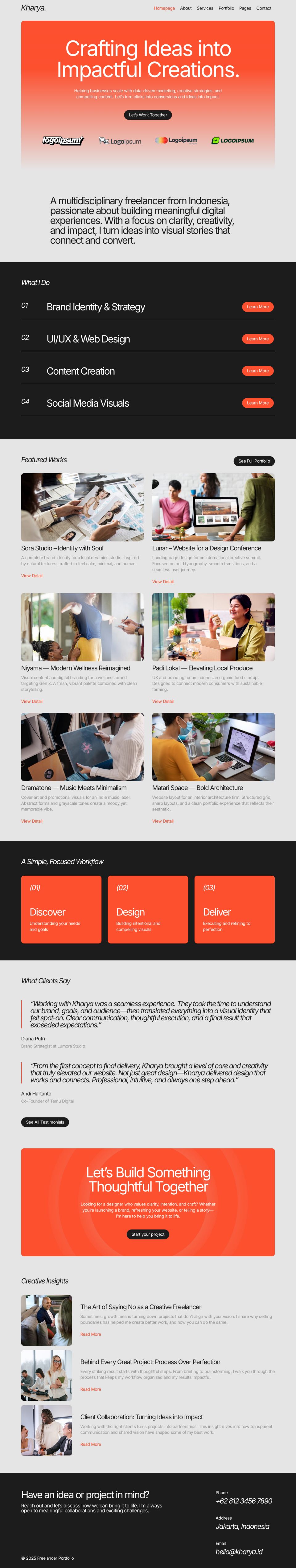 WordPress template ThemeForest Kharya