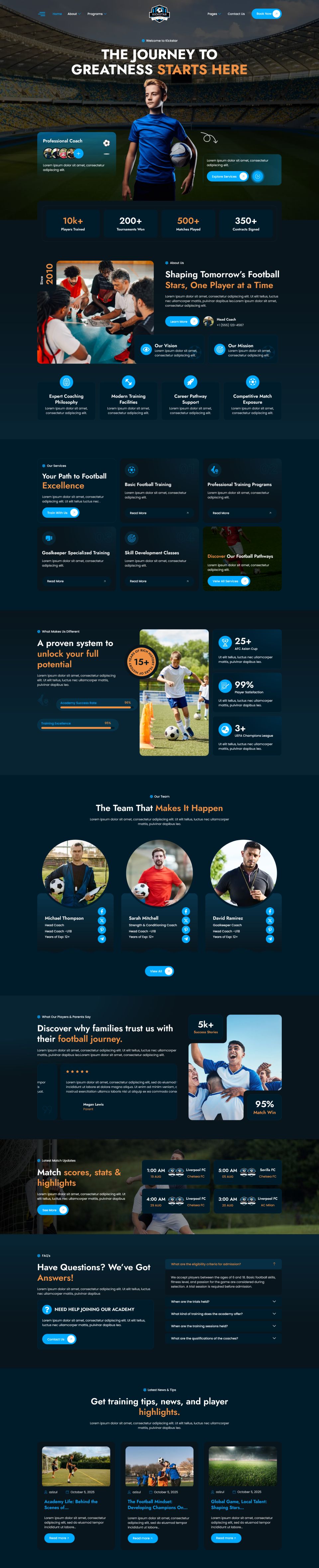 WordPress template ThemeForest Kickstar