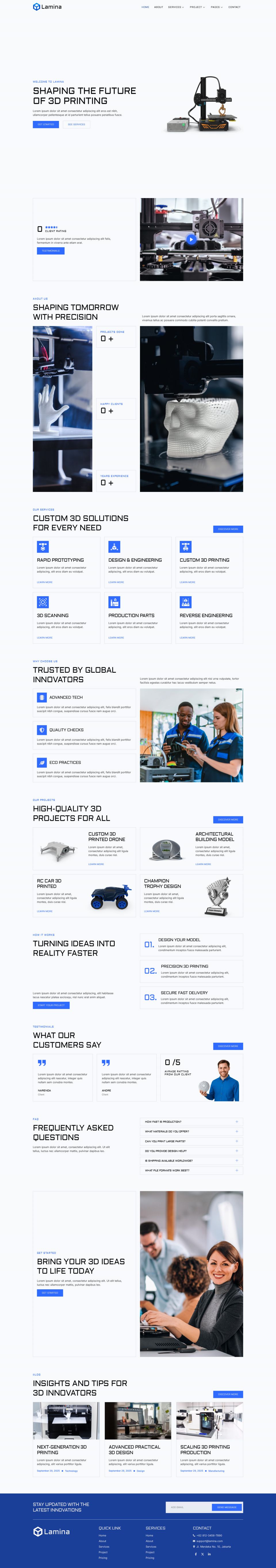 WordPress template ThemeForest Lamina