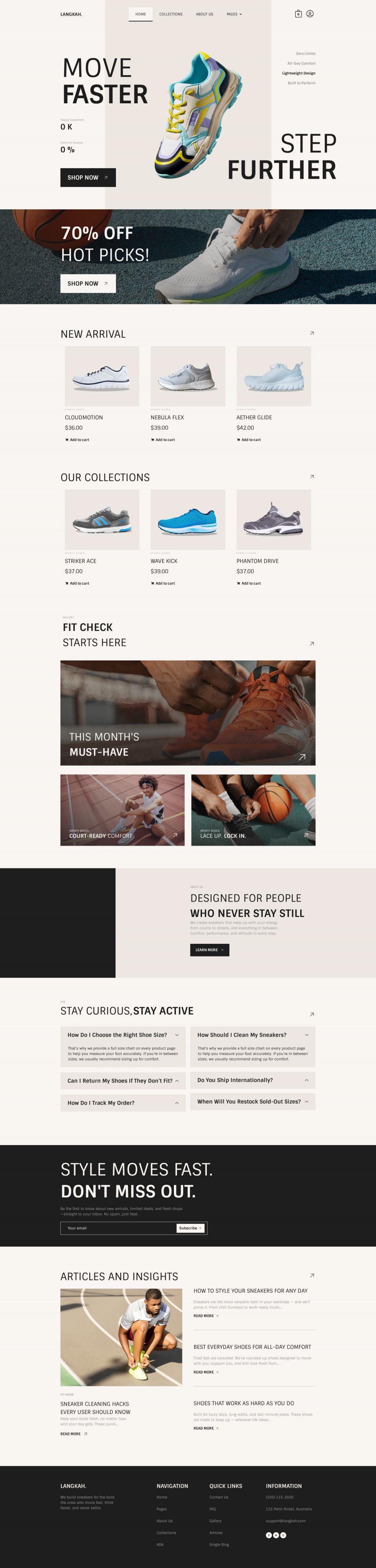 WordPress template ThemeForest Langkah