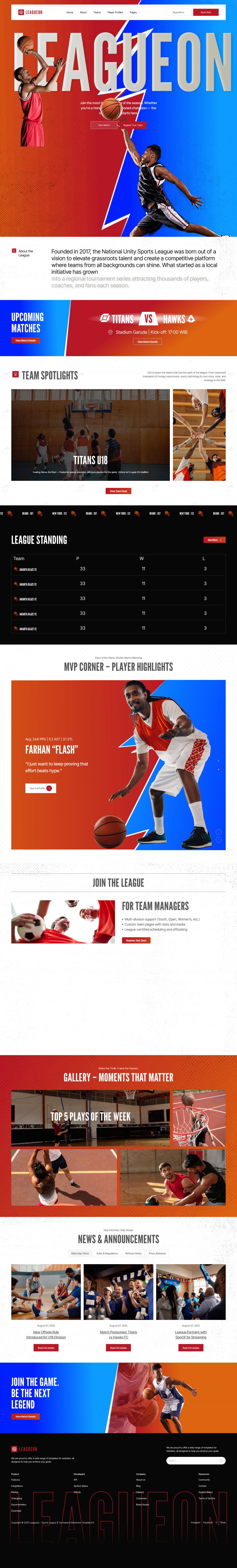 Template ThemeForest Leagueon WordPress template ThemeForest Leagueon