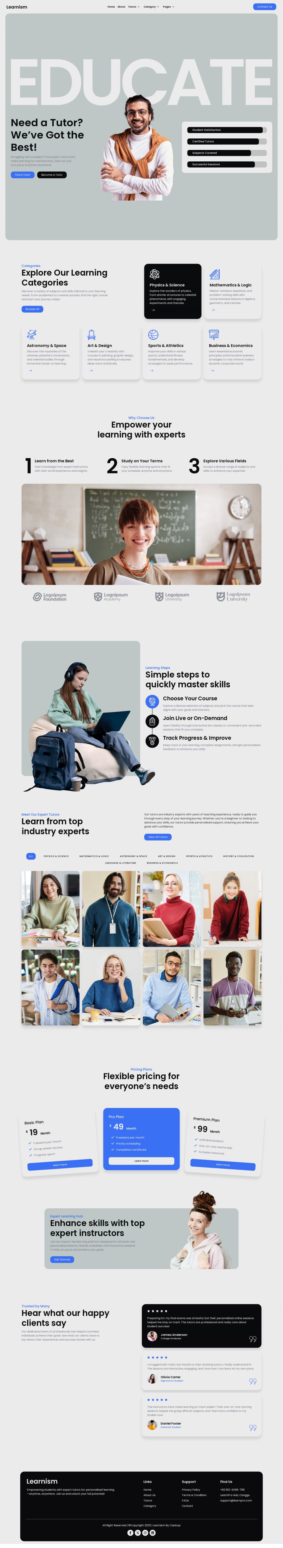 WordPress template ThemeForest Learnism
