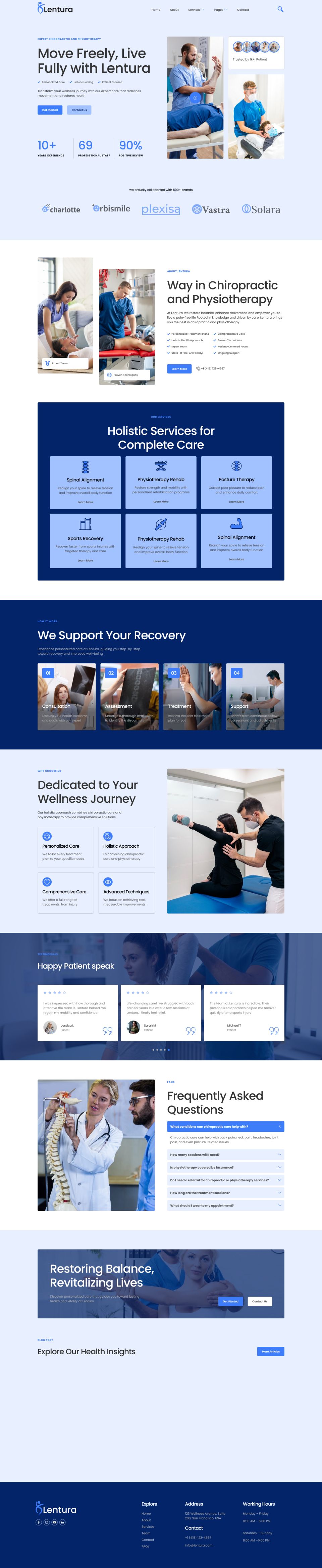 WordPress template ThemeForest Lentura