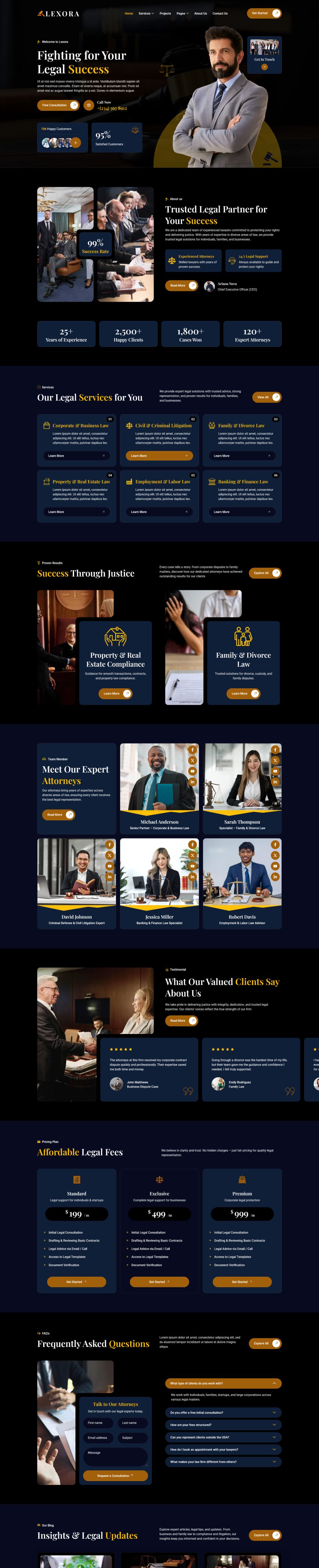 WordPress template ThemeForest Lexora