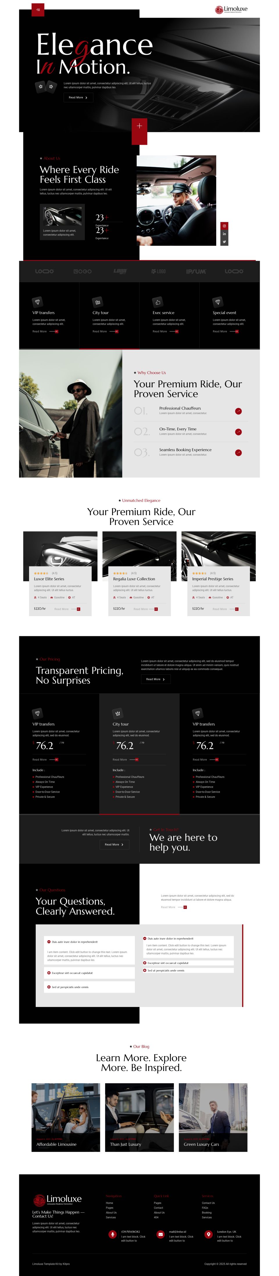 WordPress template ThemeForest Limoluxe