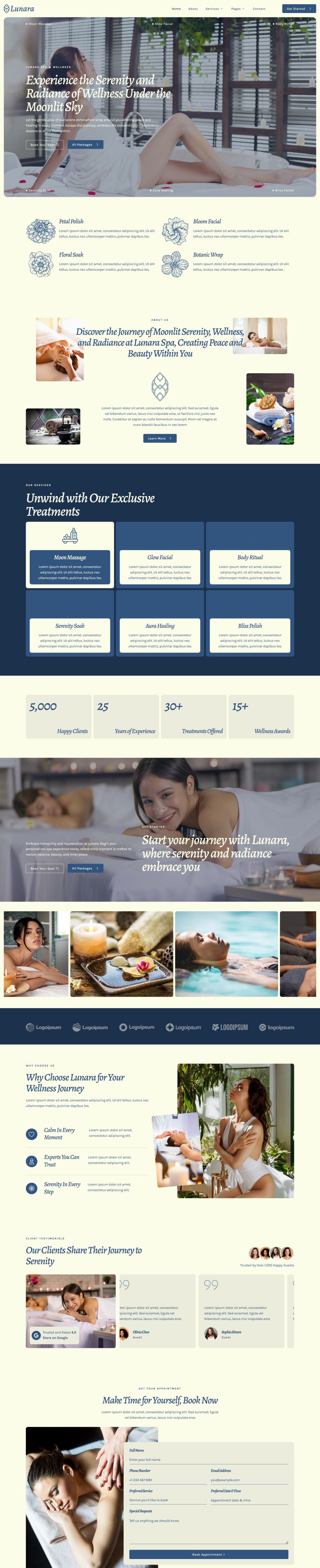 WordPress template ThemeForest Lunara