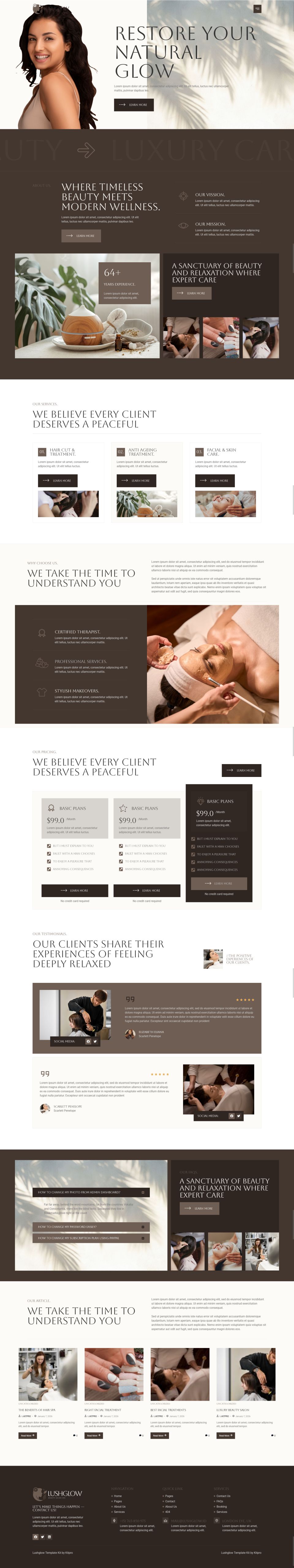 Template ThemeForest Lushglow WordPress template ThemeForest Lushglow