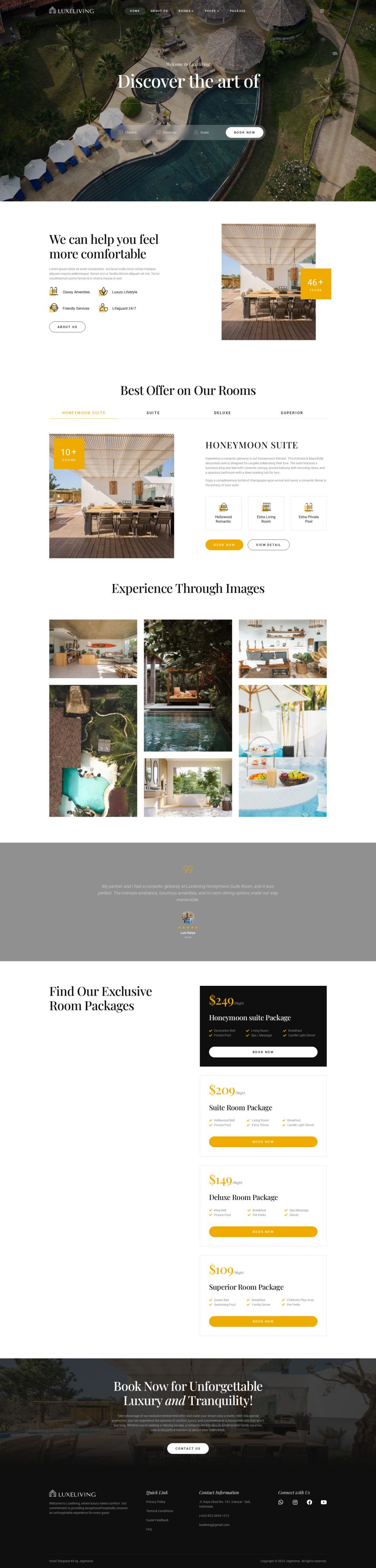 WordPress template ThemeForest Luxeliving