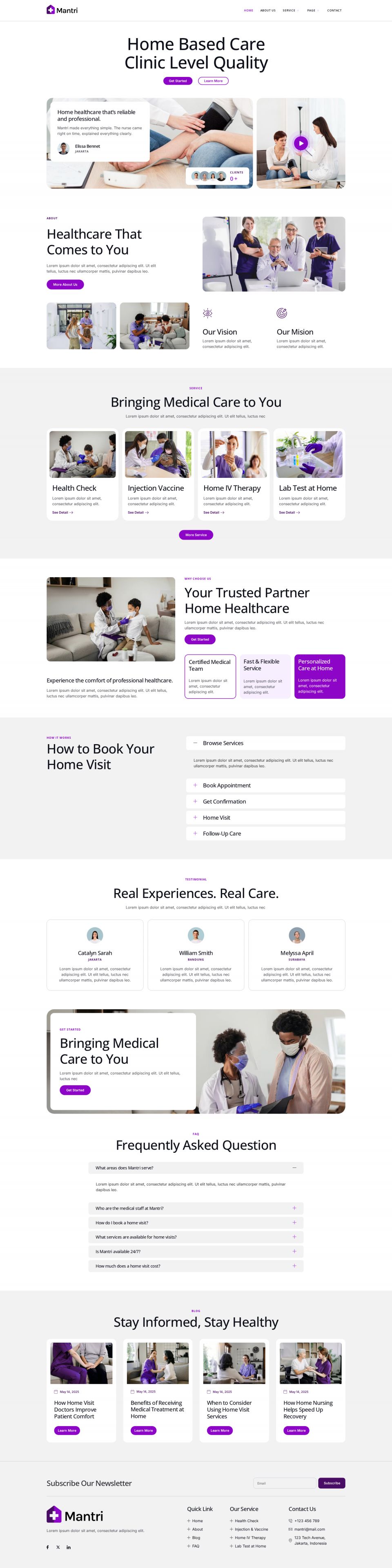 WordPress template ThemeForest Mantri