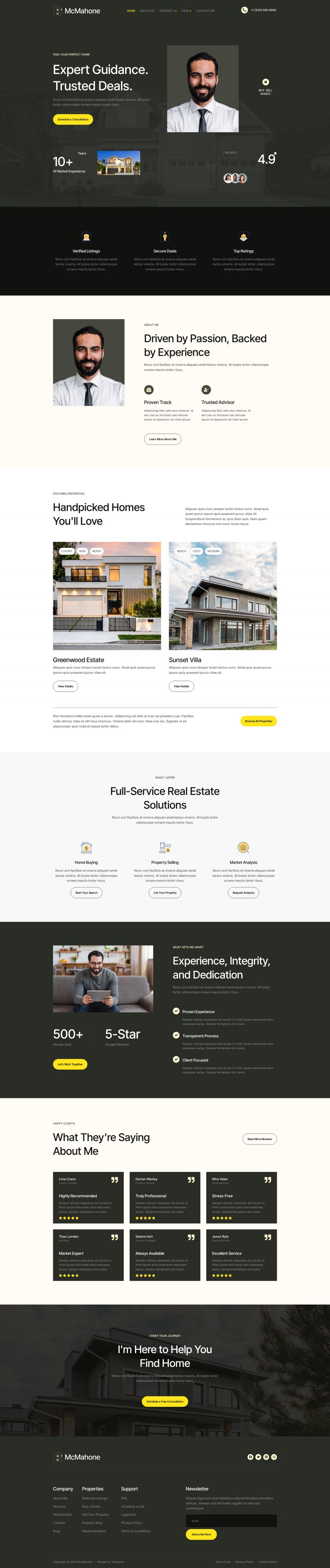 WordPress template ThemeForest McMahone