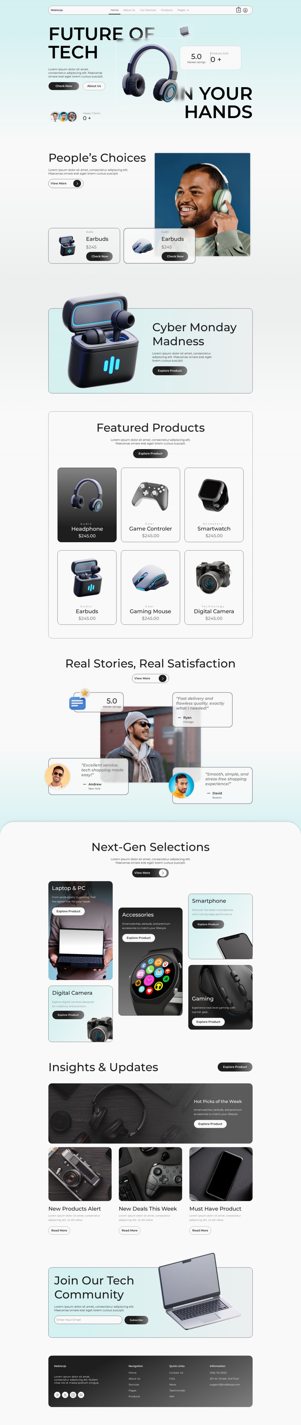WordPress template ThemeForest Meblanje