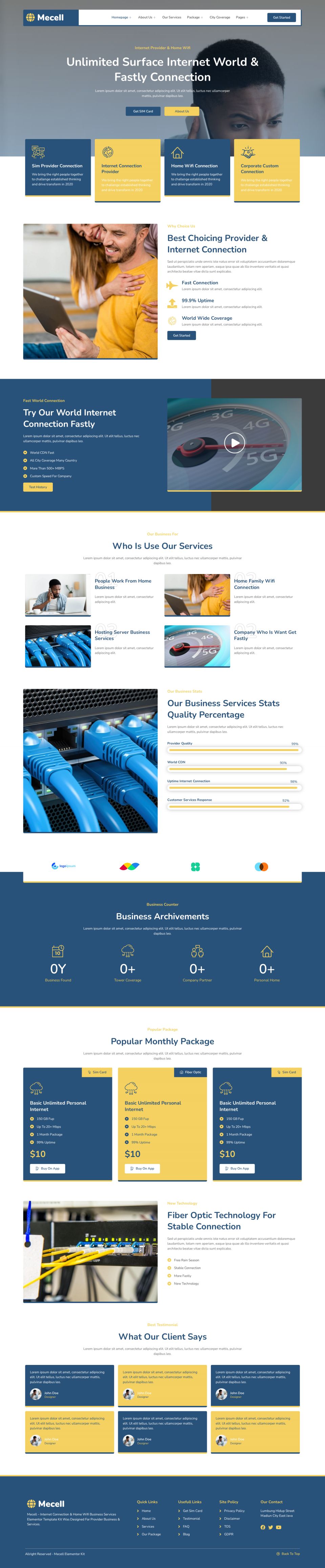 WordPress template ThemeForest Mecell