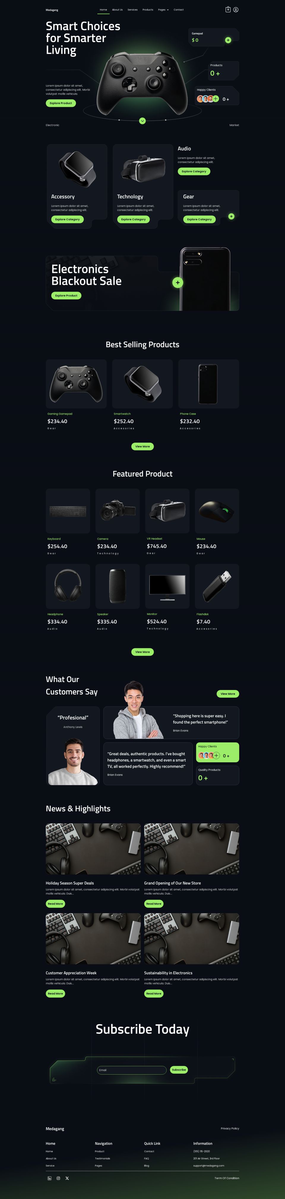 WordPress template ThemeForest Medagang