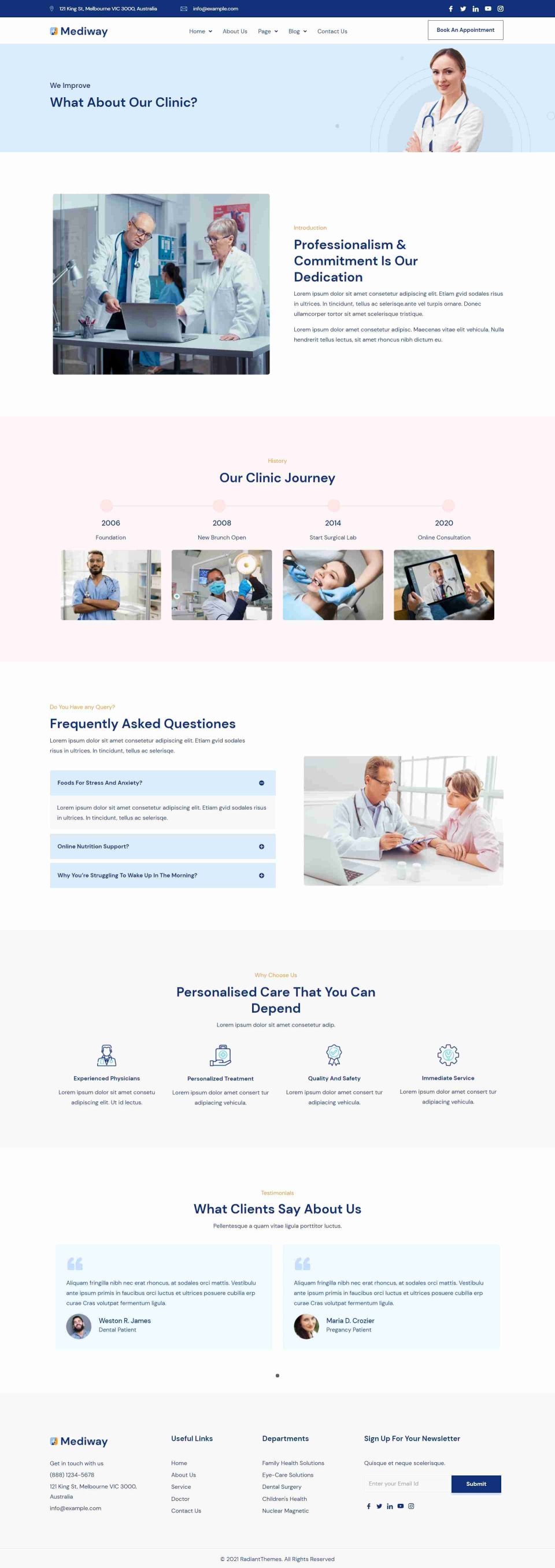 WordPress template ThemeForest Mediway