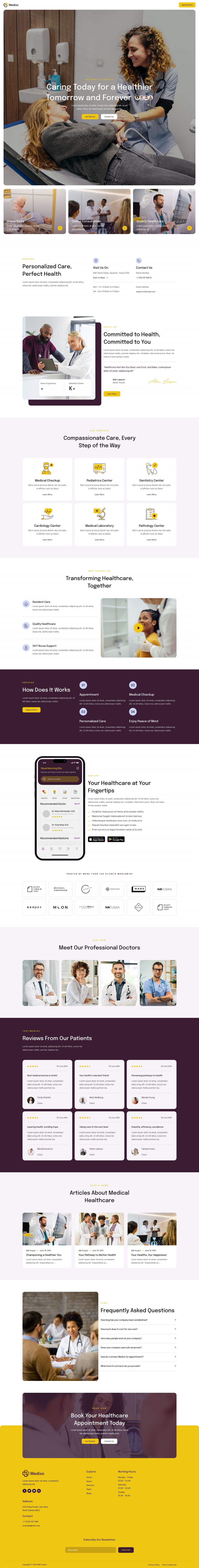 WordPress template ThemeForest Medixo