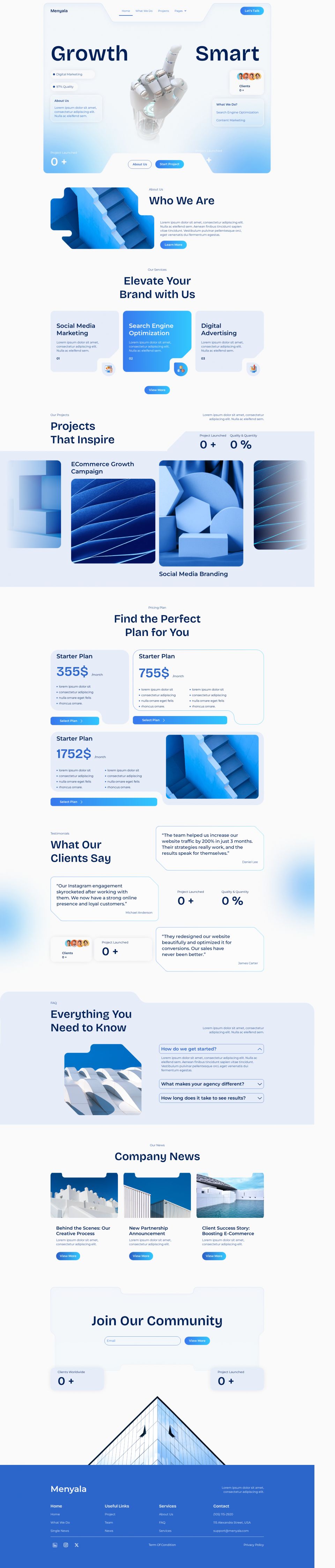 WordPress template ThemeForest Menyala