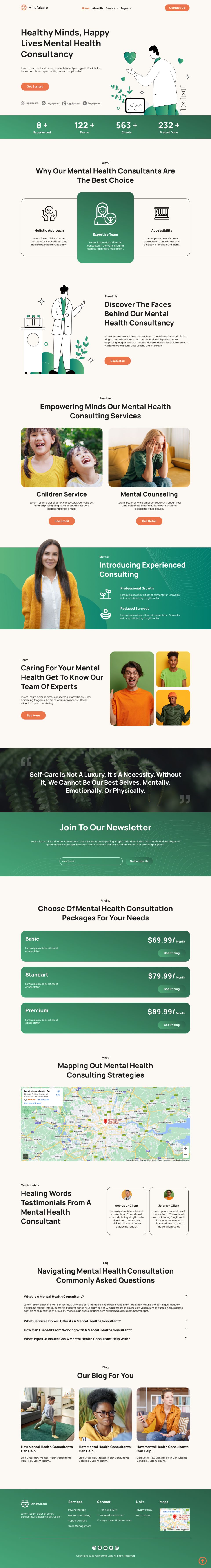 WordPress template ThemeForest Mindfulcare