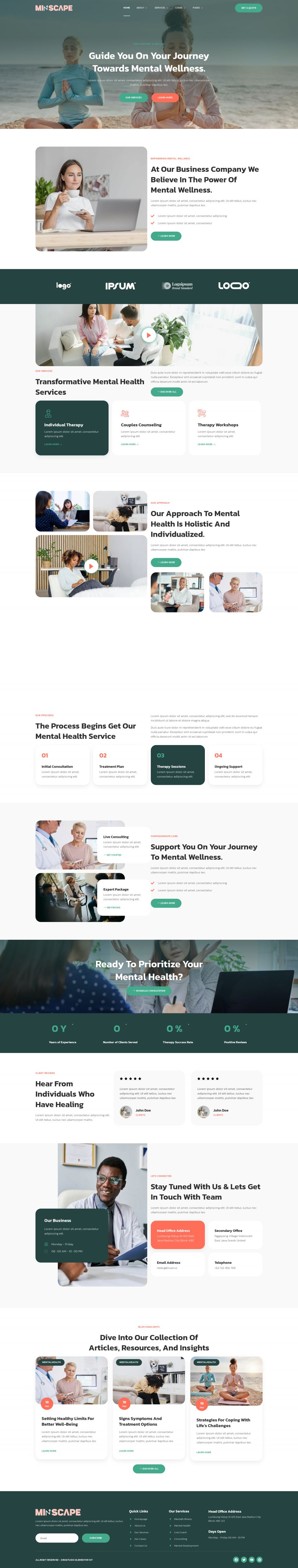 WordPress template ThemeForest Mindscape