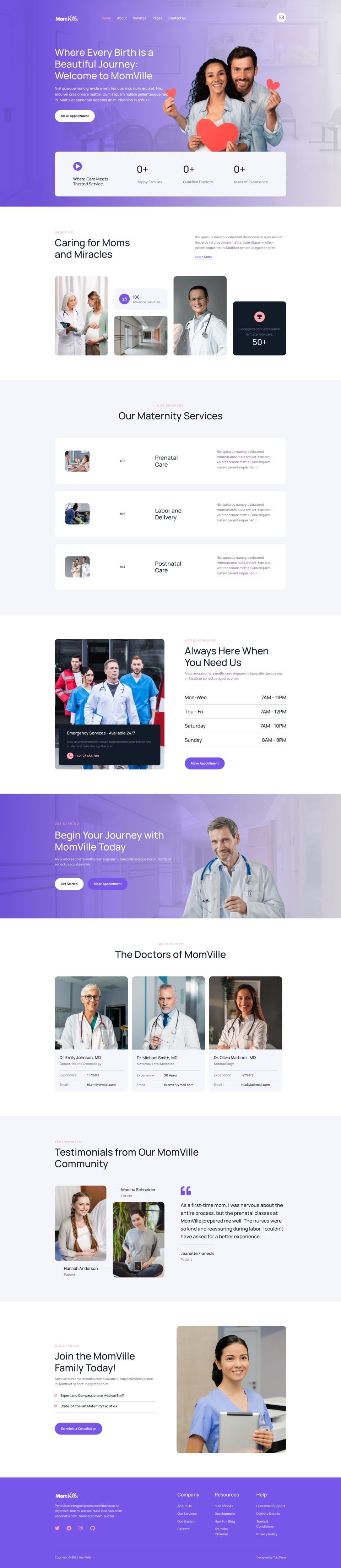 WordPress template ThemeForest MomVille