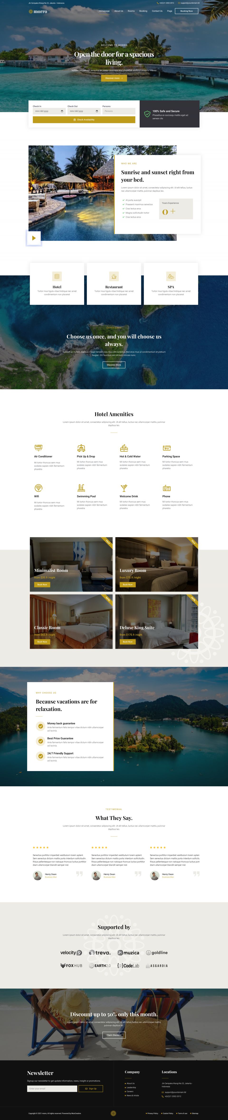 WordPress template ThemeForest Morro