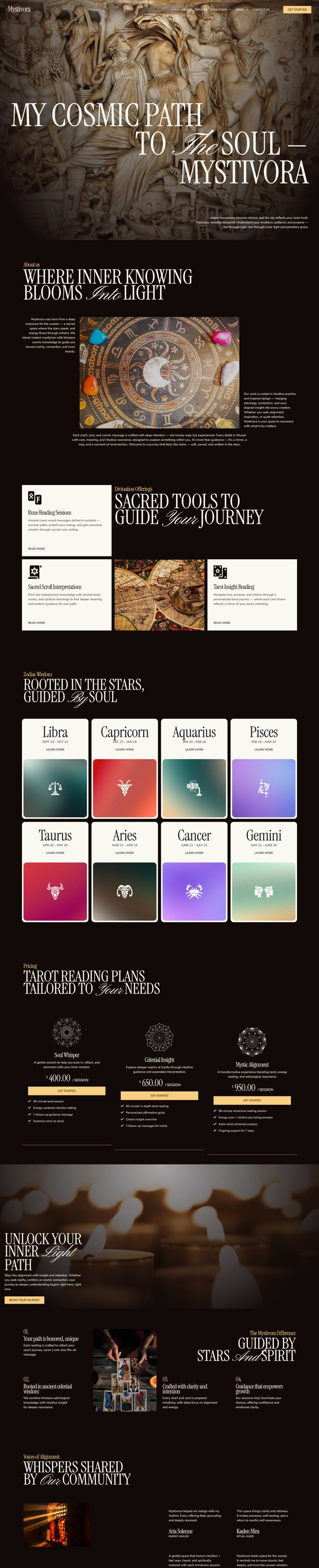 WordPress template ThemeForest Mystivora