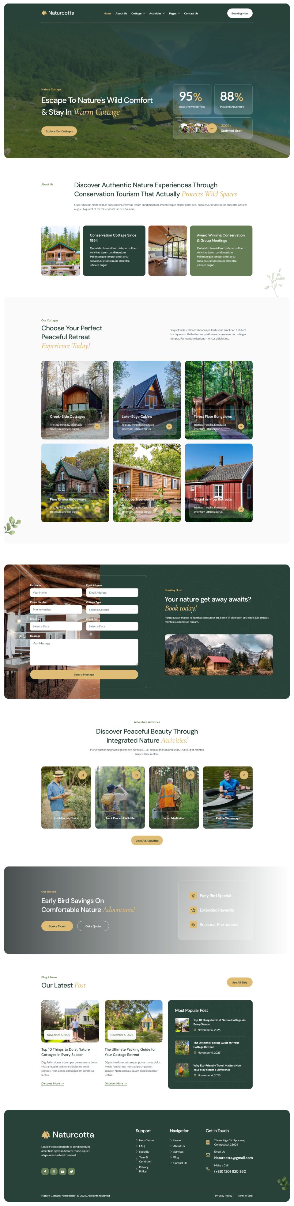 Template ThemeForest Naturcotta WordPress template ThemeForest Naturcotta