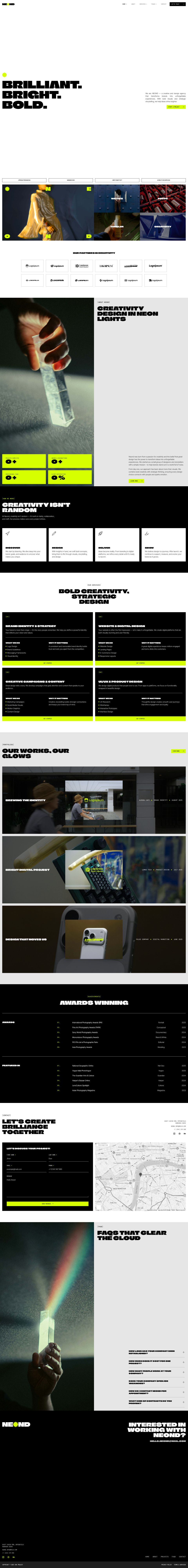 WordPress template ThemeForest Neond