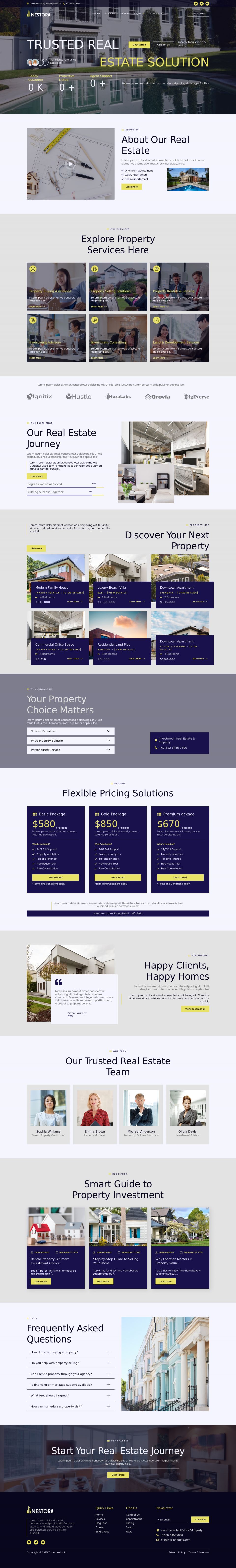 WordPress template ThemeForest Nestora
