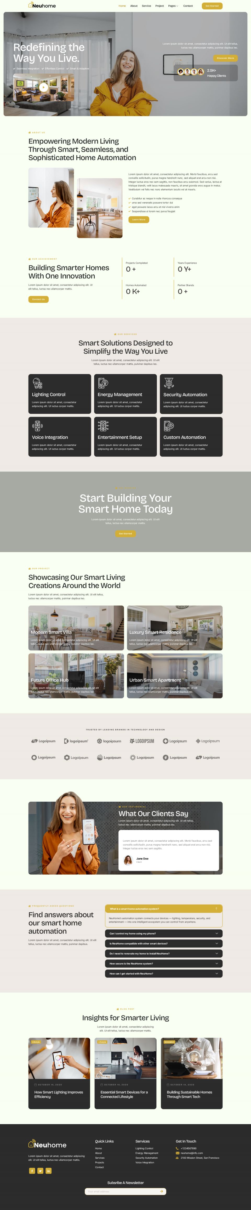 WordPress template ThemeForest Neuhome
