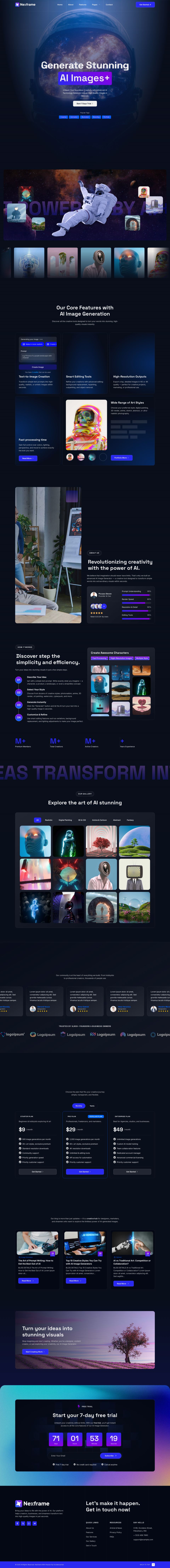WordPress template ThemeForest Nexframe